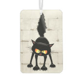 激しおもしろいい黒猫の漫画 カーエアーフレッシュナー (裏面)