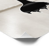 激しおもしろいい黒猫の漫画 フォトプリント            (角)