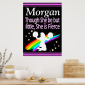 激しかわいらしいパーソナライズされたチアリーダーのポスター ポスター (キッチン)