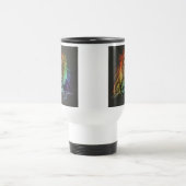 "激しくなりなさい"コーヒーマグ旅行。 トラベルマグ (中央)