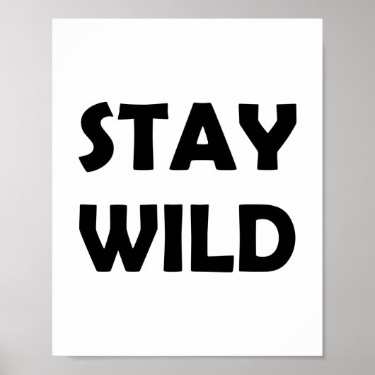 激しく冒険する | ステイはっきりしたアンドフリー ポスター (正面)