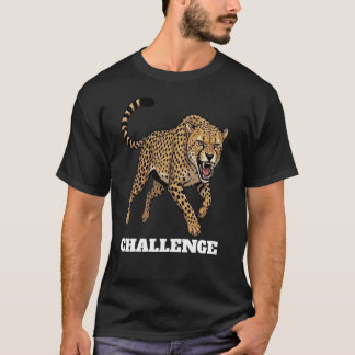 激しく吠えるチーター ストリートウェアTシャツ Tシャツ