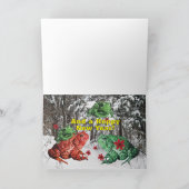 激しく楽しいクリスマスを過ごす シーズンカード (内部)