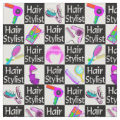 激しく素晴らしい美容師織物 ファブリック (クローズアップ)