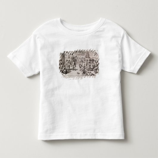 激しく風刺する漫画悲惨な実験 トドラーTシャツ (正面)