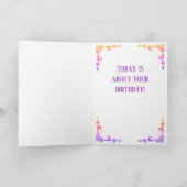 激しく、それは感傷的な誕生日 カード (内部)