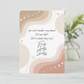 激しく、毎日、深く - 新しいママのためのカード カード (スタンド正面)