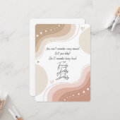 激しく、毎日、深く - 新しいママのためのカード カード (正面/裏面インサイチュ)