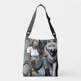 激しく、自由で、恐れを知らない。 クロスボディバッグ