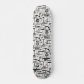 激しユニークく：ポール・クレーの囲いの中の動物 スケートボード (正面)