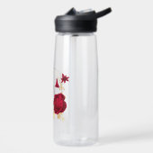 激エレガントしい金ゴールドフローラ ウォーターボトル (左面)