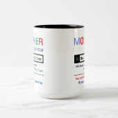 激励の二音コーヒーマグ ツートーンマグカップ (中央)