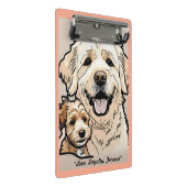 「激励の仲間」 ミニクリップボード (アングル)