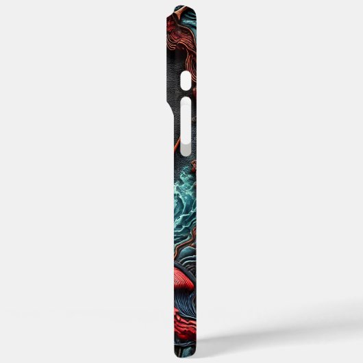 激動の海を航行する複雑な船 Case-Mate iPhoneケース (裏面 / 左)