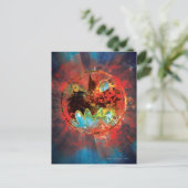 激変こうもりロゴ ポストカード (スタンド正面)