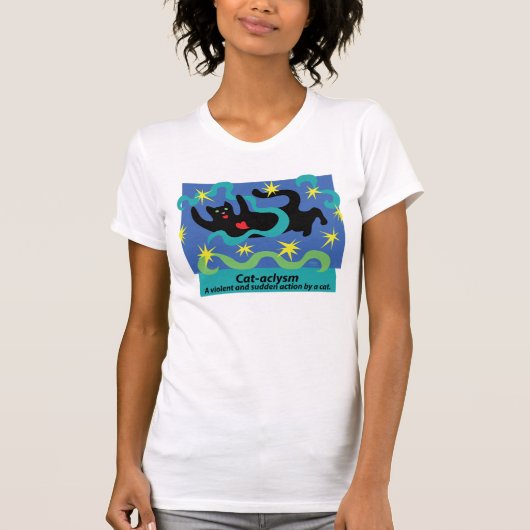 激変のワイシャツ Tシャツ (正面)