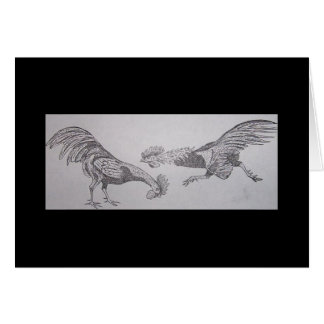 激怒するオンドリ