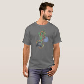 激怒するドラゴンの新しいギター Tシャツ (正面フル)