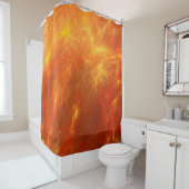 激怒する火として炎の跳躍は制御の燃え尽きます シャワーカーテン (インサイチュ)