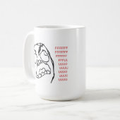 激怒のトロール コーヒーマグカップ (正面左)