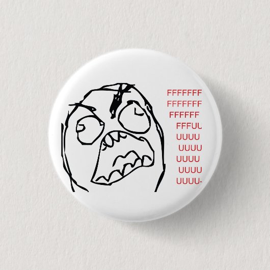 激怒のトロール 缶バッジ (正面)