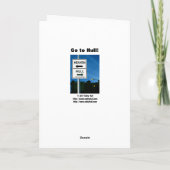 激怒のバースデー・カード カード (裏面)