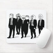 激怒の喜劇的なミームは歩くに直面します。 私Gusta. マウスパッド (マウス)