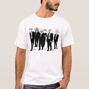 激怒の喜劇的なミームは歩くに直面します。 私gusta. tシャツ