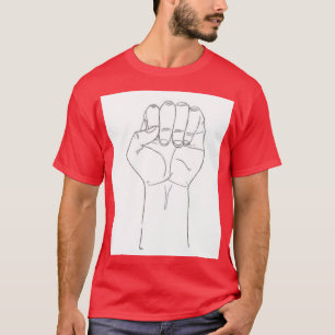 激怒の握りこぶし Tシャツ
