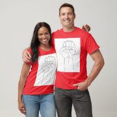 激怒の握りこぶし Tシャツ (ユニセックス)