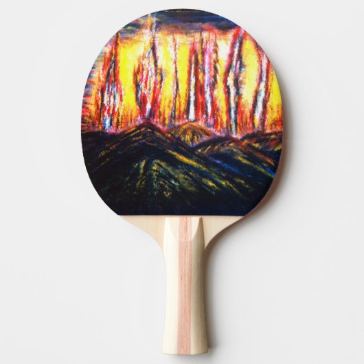 激怒の火 卓球ラケット (正面)
