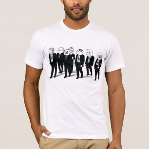 激怒の集団によって合われるTシャツ Tシャツ