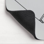 激怒の顔のミームを弾くテーブルフリップ マウスパッド (コーナー)