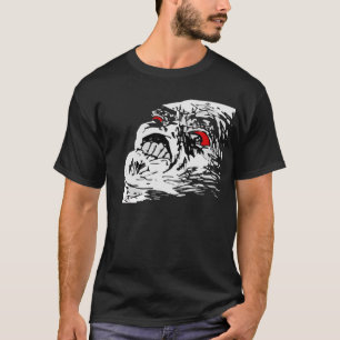 激怒の顔 Tシャツ