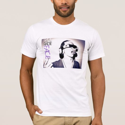 激怒の顔 Tシャツ (正面)