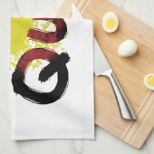 激怒はやめます キッチンタオル (四つ折り)