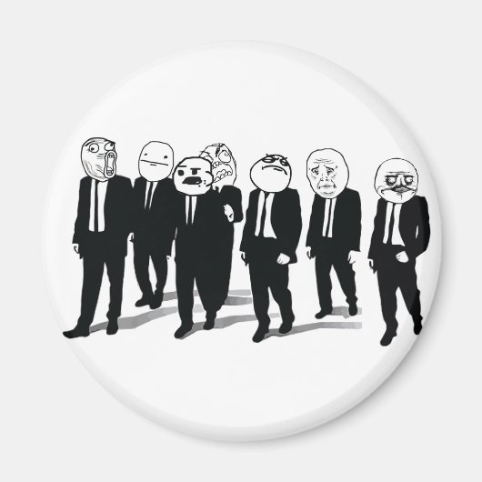 激怒集団磁石 マグネット (正面)