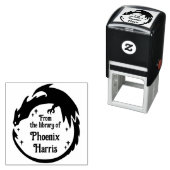 激情のファンタジードラゴン あなたの本の印鑑に セルフインキングスタンプ (インサイチュ)