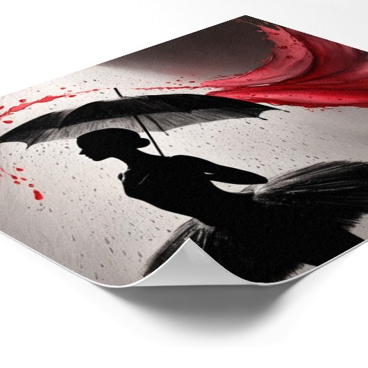 激情の雨 ポスター (角)