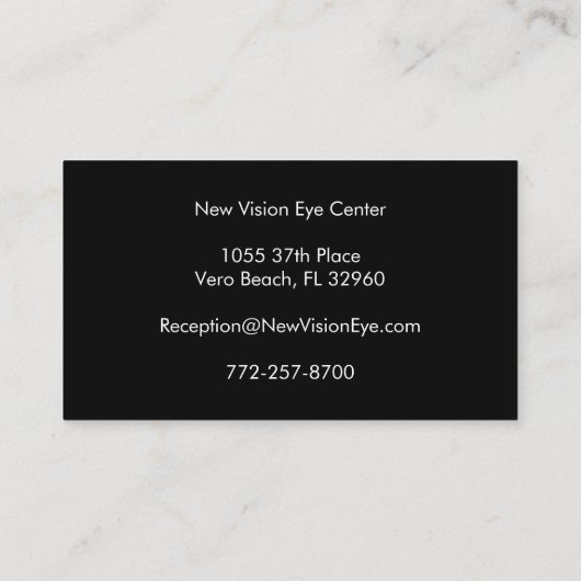 激流の外科 名刺 (裏面)