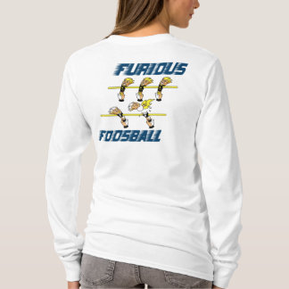 激烈なFoosballシリーズフード付きスウェットシャツ Tシャツ