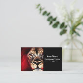 激素晴らししい荒野の雄ライオン 名刺 (スタンド正面)