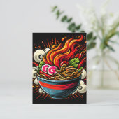 激辛ラーメン日本麺街道アート シーズンポストカード (スタンド正面)