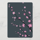 濃いさくらんぼの結婚花のメニュー メニュー (裏面)