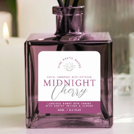 濃いさくらんぼレッドピンクリードディフューザー製品 スクエアシール