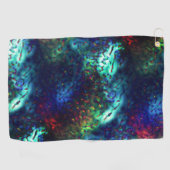 濃いはかりで測青から色の背景に派手な ゴルフタオル (横)