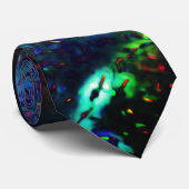 濃いはかりで測青から色の背景に派手な ネクタイ (ロール)