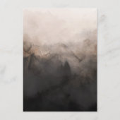 濃いインク結婚の挿入 エンクロージャーカード (裏面)