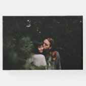 濃いインク結婚の ゲストブック (裏面)