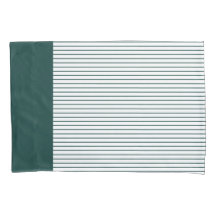  濃いエメラルドグリーンホワイトシンストライプの 